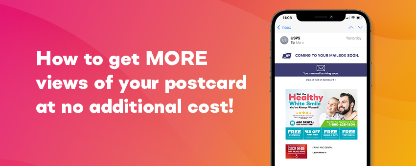 How to get MORE views of your postcard – at no additional cost!