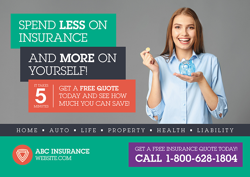insurance postcard ideas