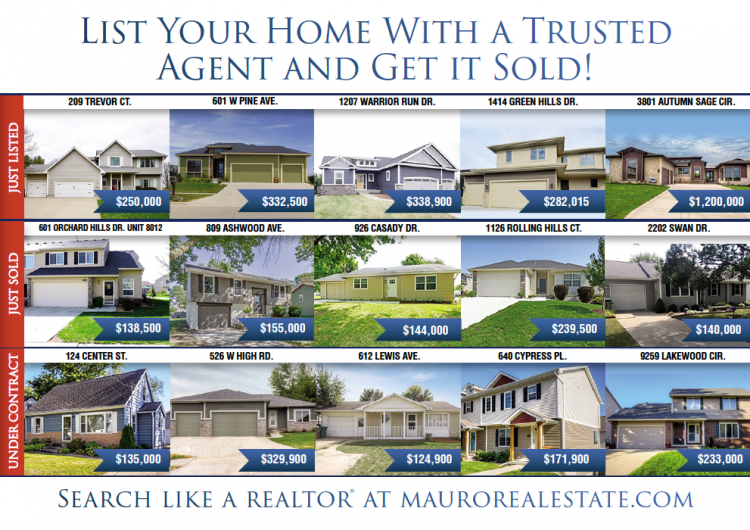 just listed postcard for realtor direct mail