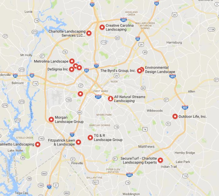 landscapers on google maps