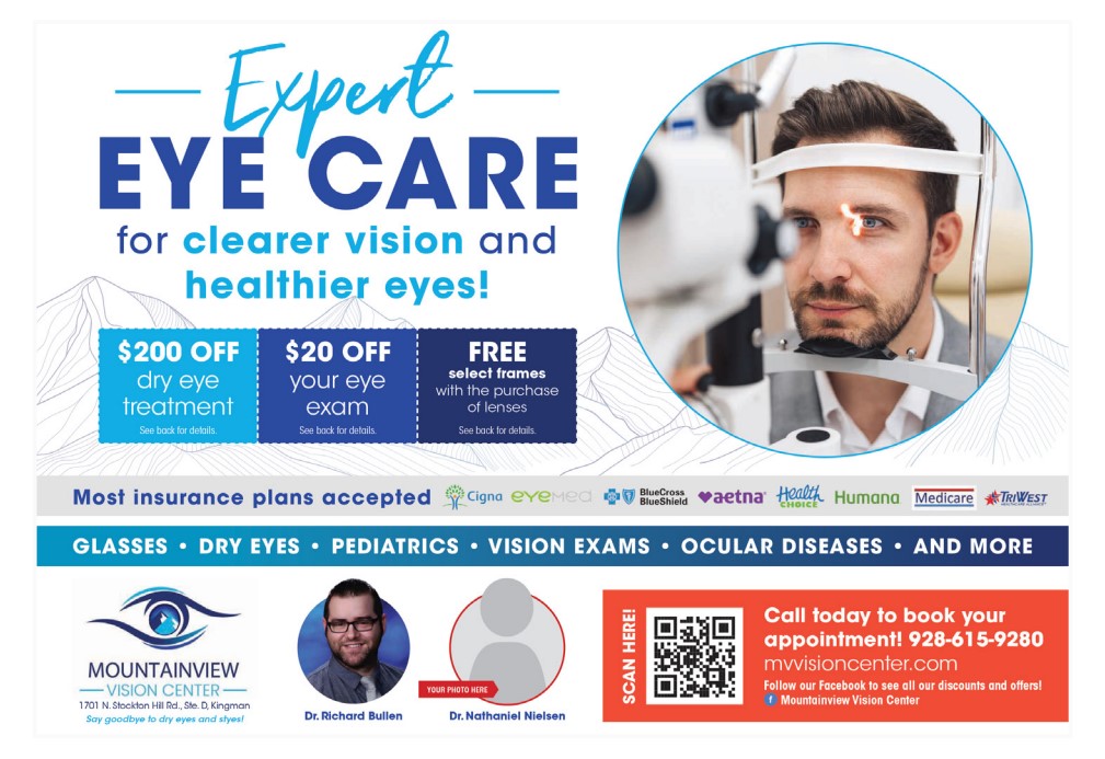 optometry postcard example