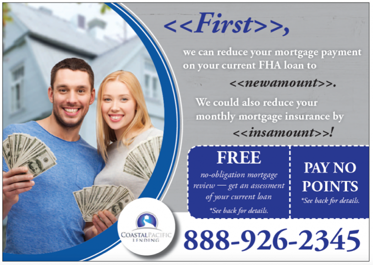 personalized postcard for mortgage lender
