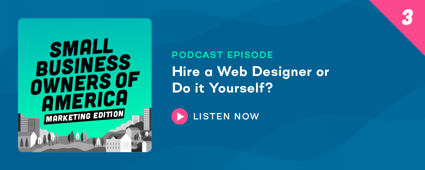 Hire a web designer or do it yourself? (Podcast)