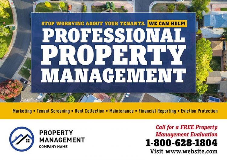 property management marketing postcards