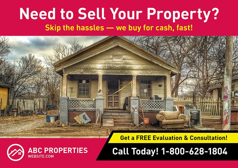 real estate investor postcards