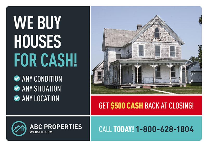 real estate investor postcards
