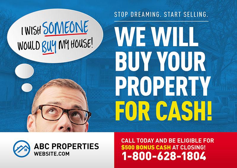 real estate investor postcard templates