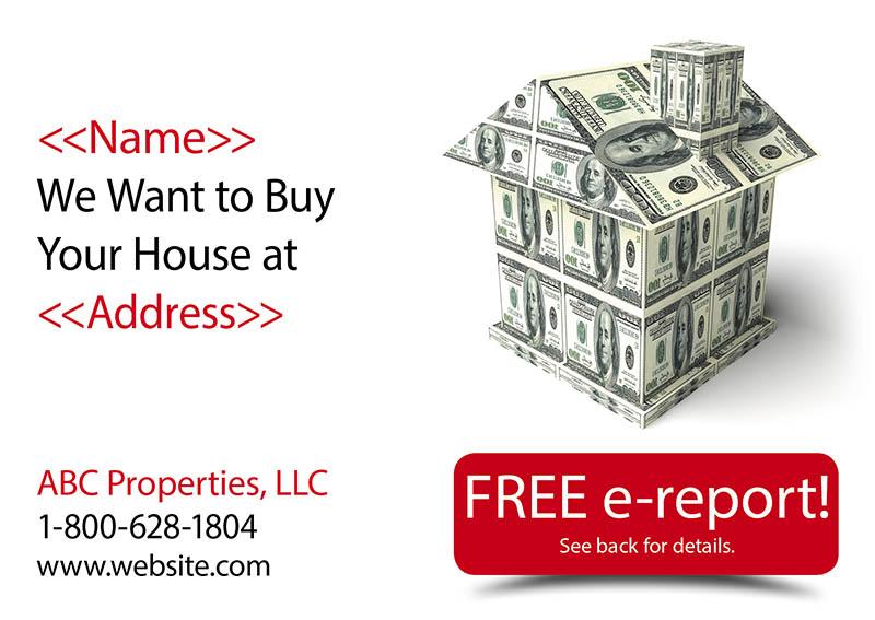 real estate investor postcards