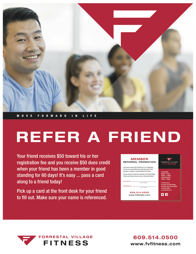 example of effective refer a friend marketing for gyms