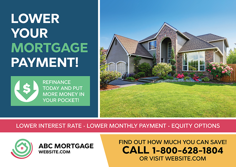 refinance/home equity postcards
