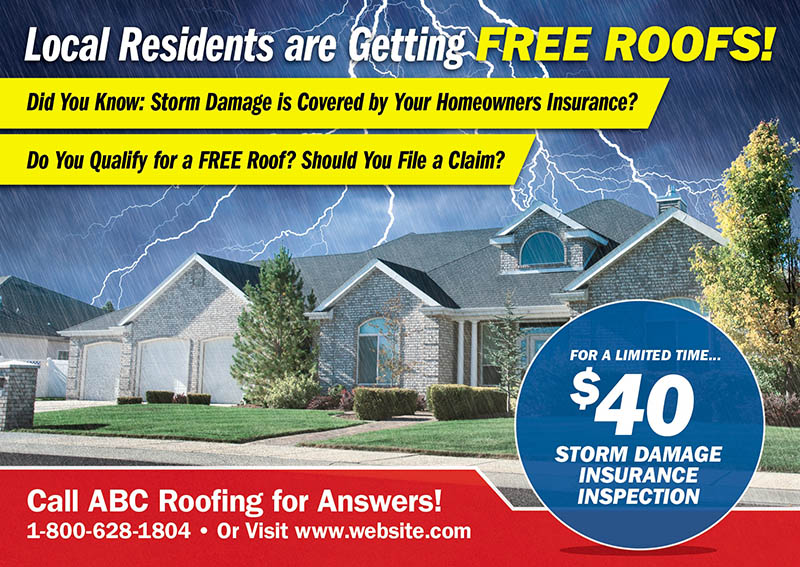 roofing flyers sample