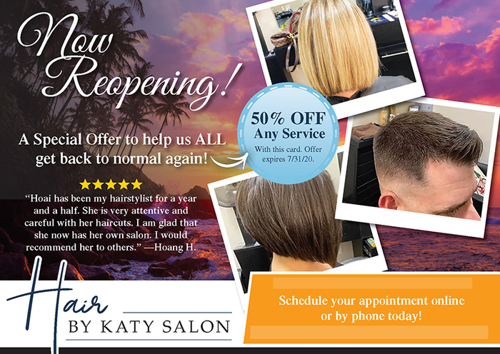 salon postcard