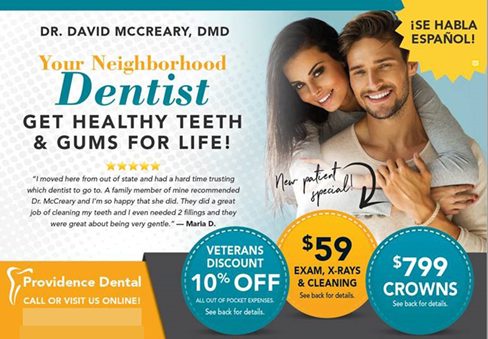 special discount dental postcard