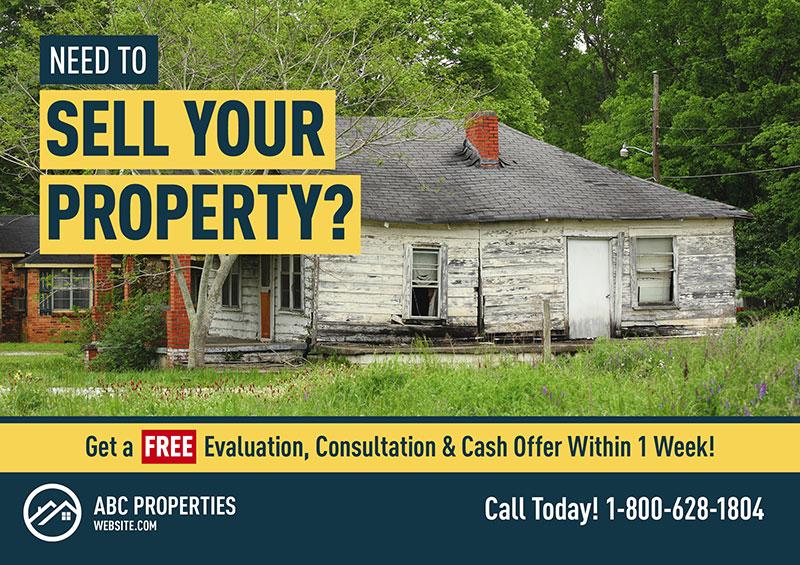 real estate investor postcard templates