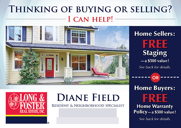 thinking of selling real estate postcards