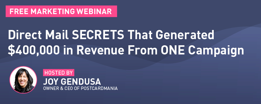 Direct Mail SECRETS That Generated $400,000 in Revenue From ONE Campaign [FREE Webinar]