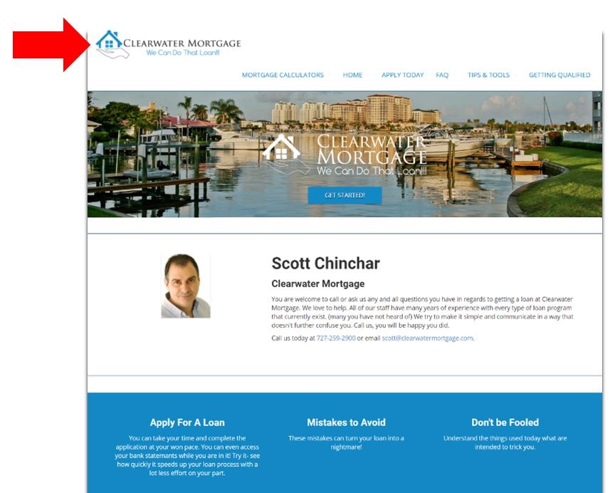 effective mortgage broker website design