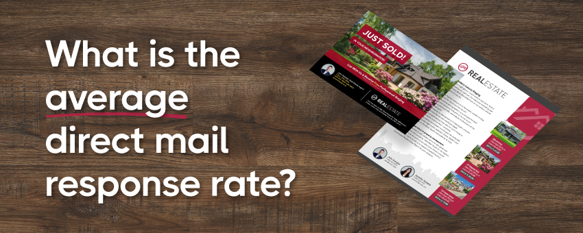 What is the average direct mail response rate?