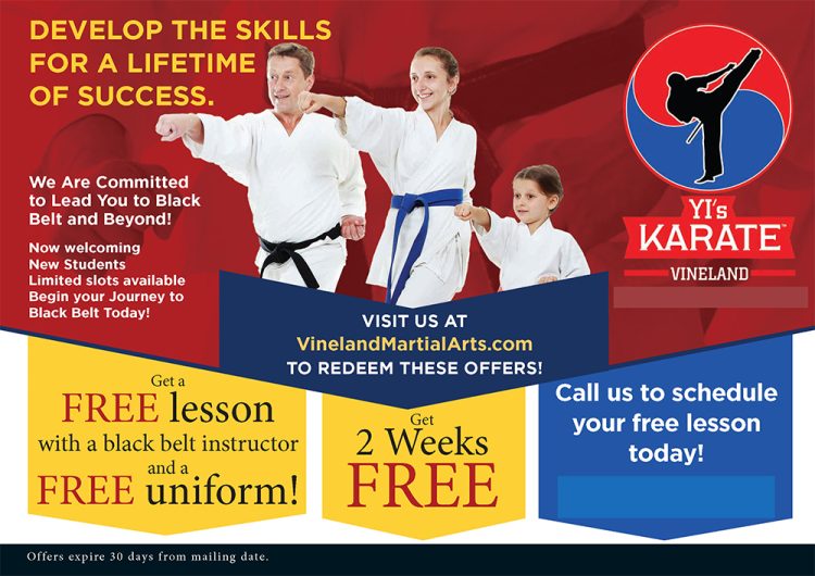 karate postcard