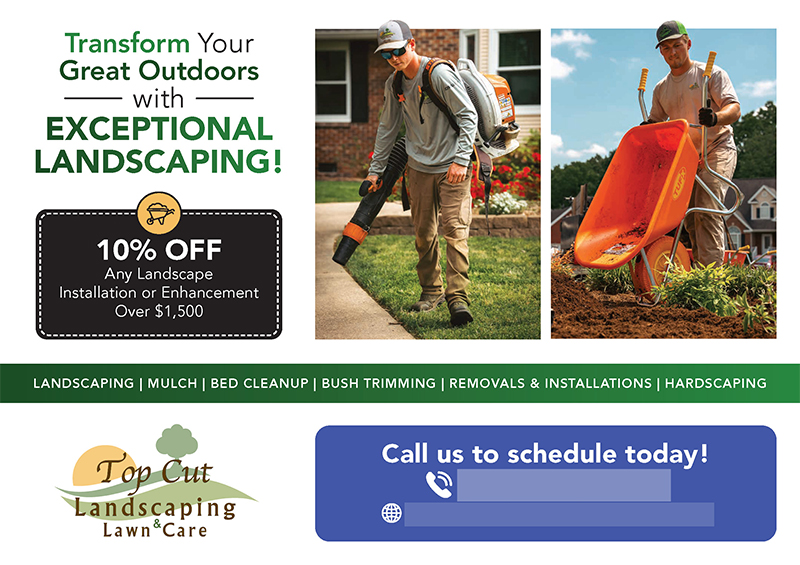 Successful Landscaping Postcard Campaign