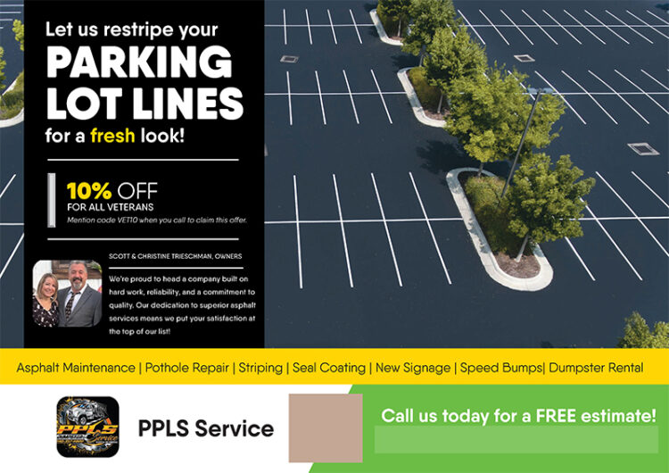parking lot postcard