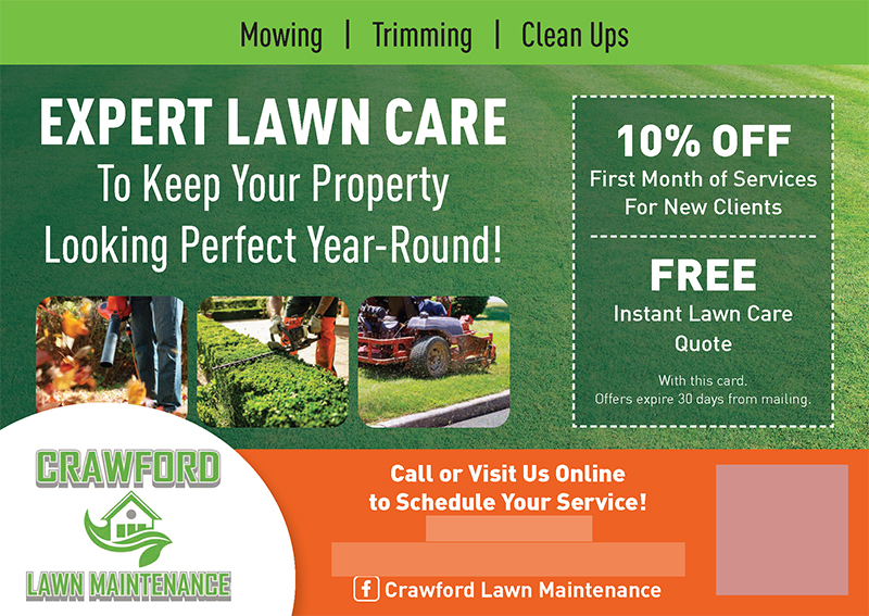 Successful Landscaping Postcard Campaign