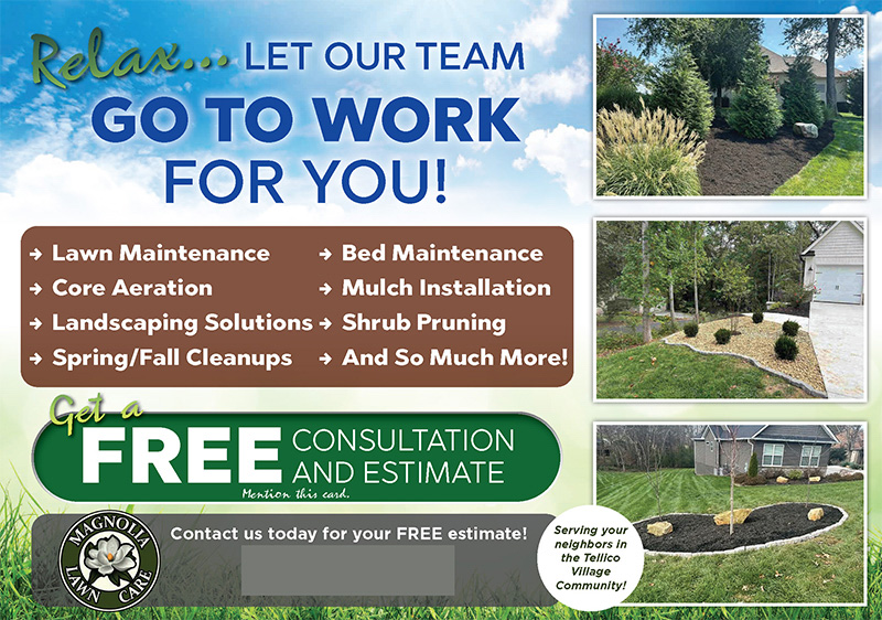 Successful Landscaping Postcard Campaign