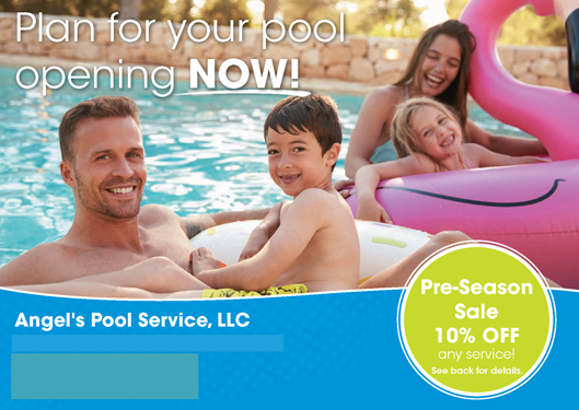 Successful Pool Service Postcard