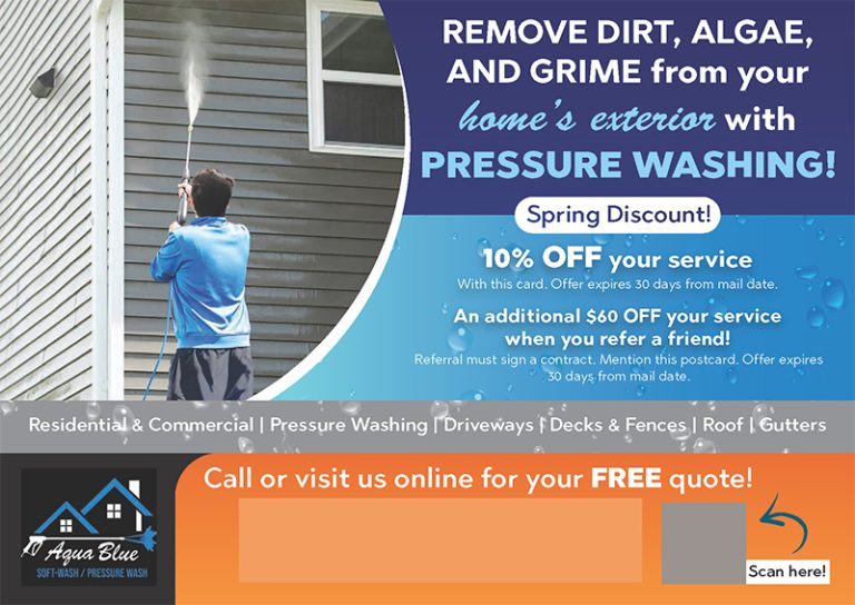 Aqua Blue Pressure Wash
