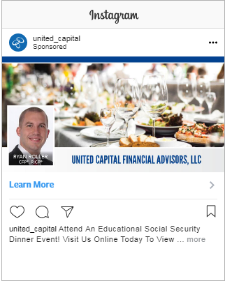 Successful Financial Services Instagram Ad