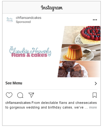 Successful Restaurant Instagram Ad