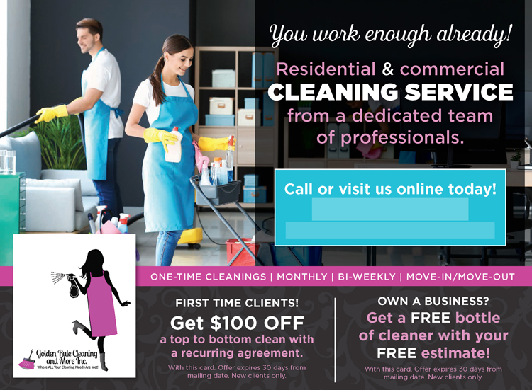 Successful Cleaning Services Postcard Campaign