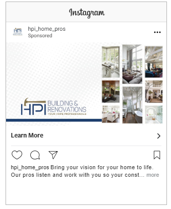 Successful Home Services Instagram Ad