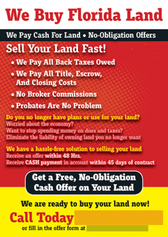 We Buy Florida Land