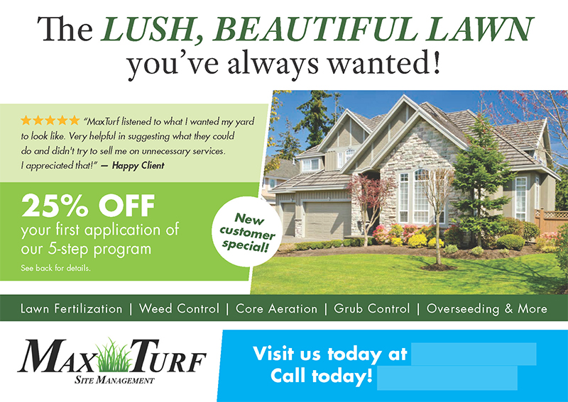 Successful Landscaping Postcard Campaign