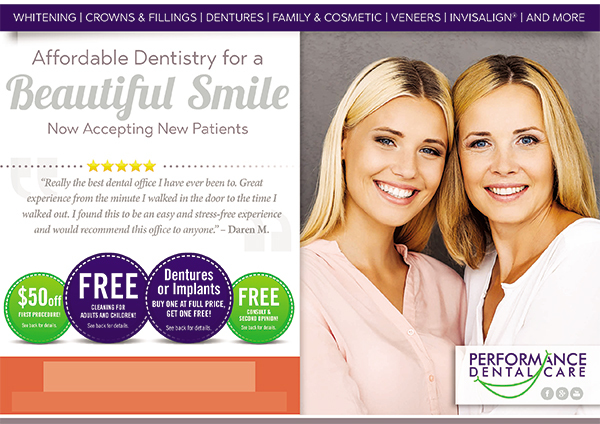 Successful Dental Services Postcard Campaign