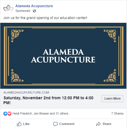 Successful Physical Therapy Facebook Ad