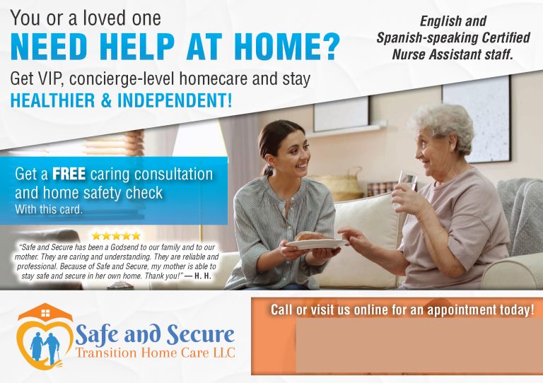 Safe & Secure Transition Home Care