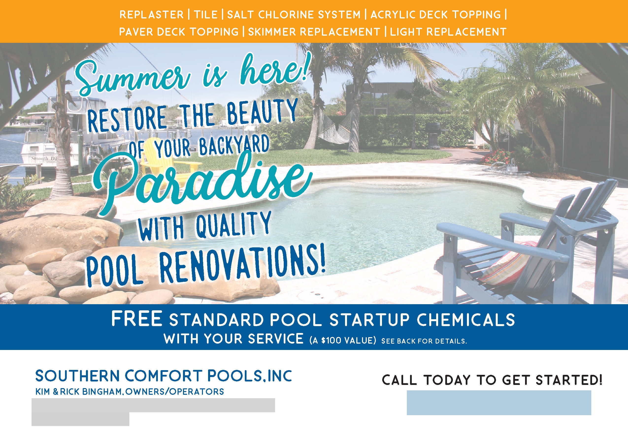 Successful Pool Service Postcard Campaign