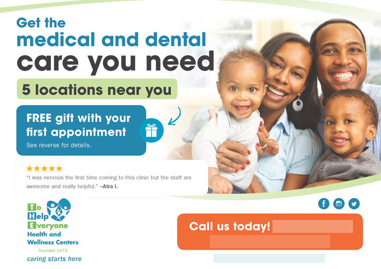 Successful Medical Services Postcard Campaign