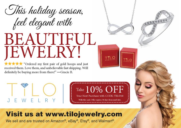 jewelry postcard marketing