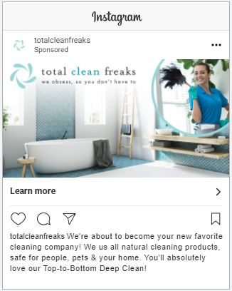 Successful Home Services Instagram Ad