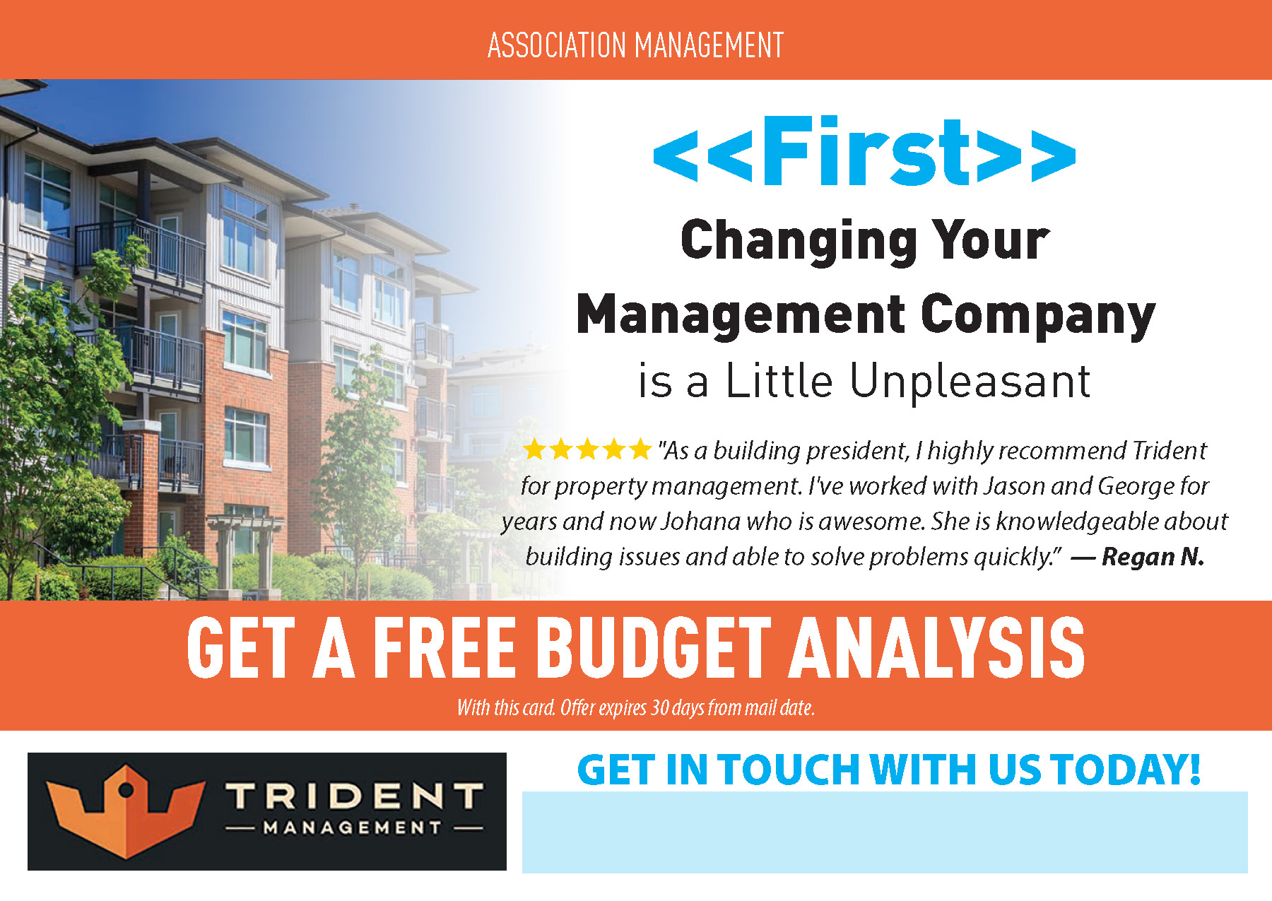 Successful Property Management Postcard Campaign