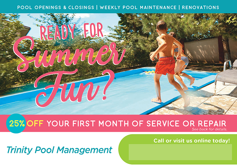 Successful Pool Service Postcard Campaign