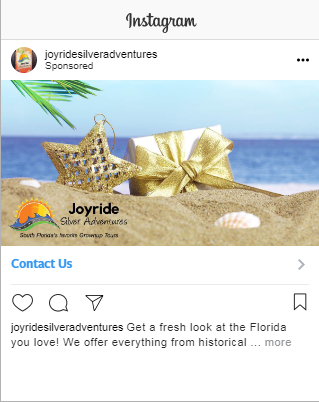 Successful Travel Instagram Ad