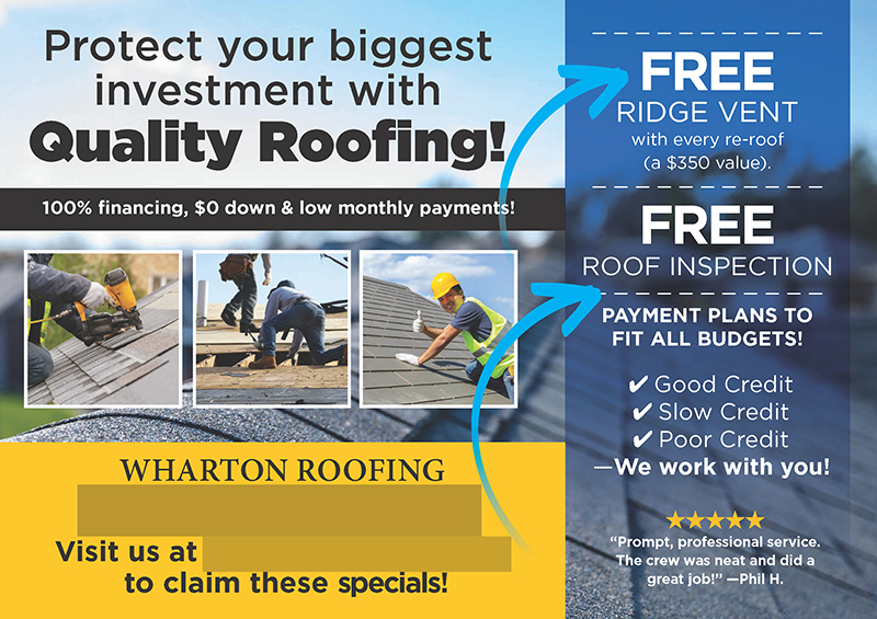 Successful Roofing Postcard Campaign