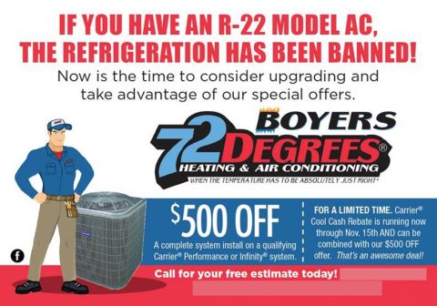 Boyers 72 Degrees Heating & Air Conditioning