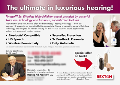 Successful Hearing Aids Postcard Campaign