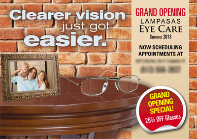 Successful Optometry Postcard Campaign