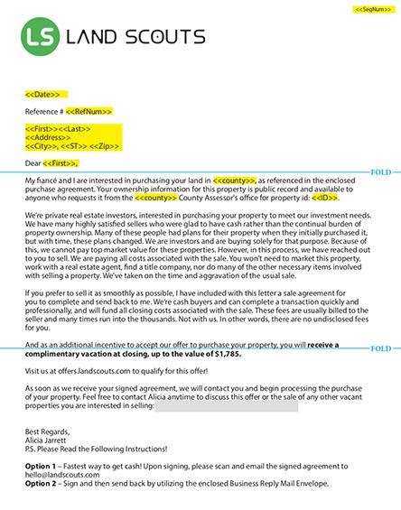 Successful Real Estate Investment Postcard Campaign